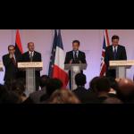 Sarkozy-Cameron: main dans la main pour une nouvelle Libye