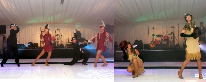 The flapper girls lead the way on the dance floor