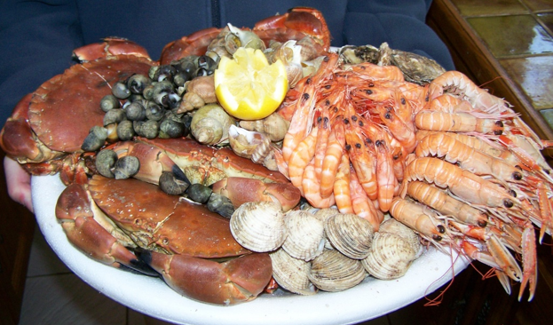 Seafood plater