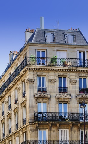 Apartment block in Paris