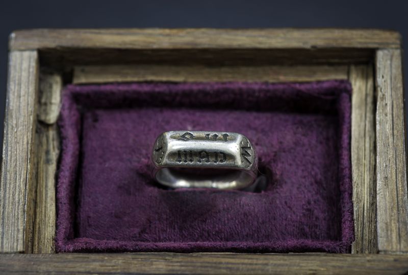 Joan of Arc's ring engraved with 