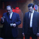Gérard Depardieu and Vincent Cassel in "Death Instinct"
