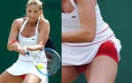 Les dessous rouges de Tatiana Golovin, contraires au dress code blanc de Wimbledon.